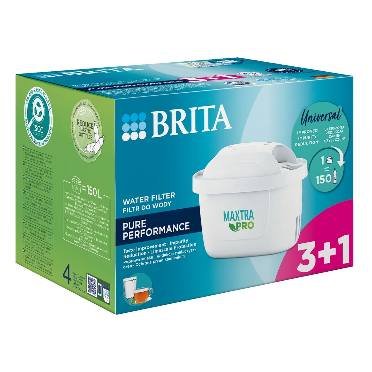 Filter für Karaffe Brita MX+ Pro 4 Stücke