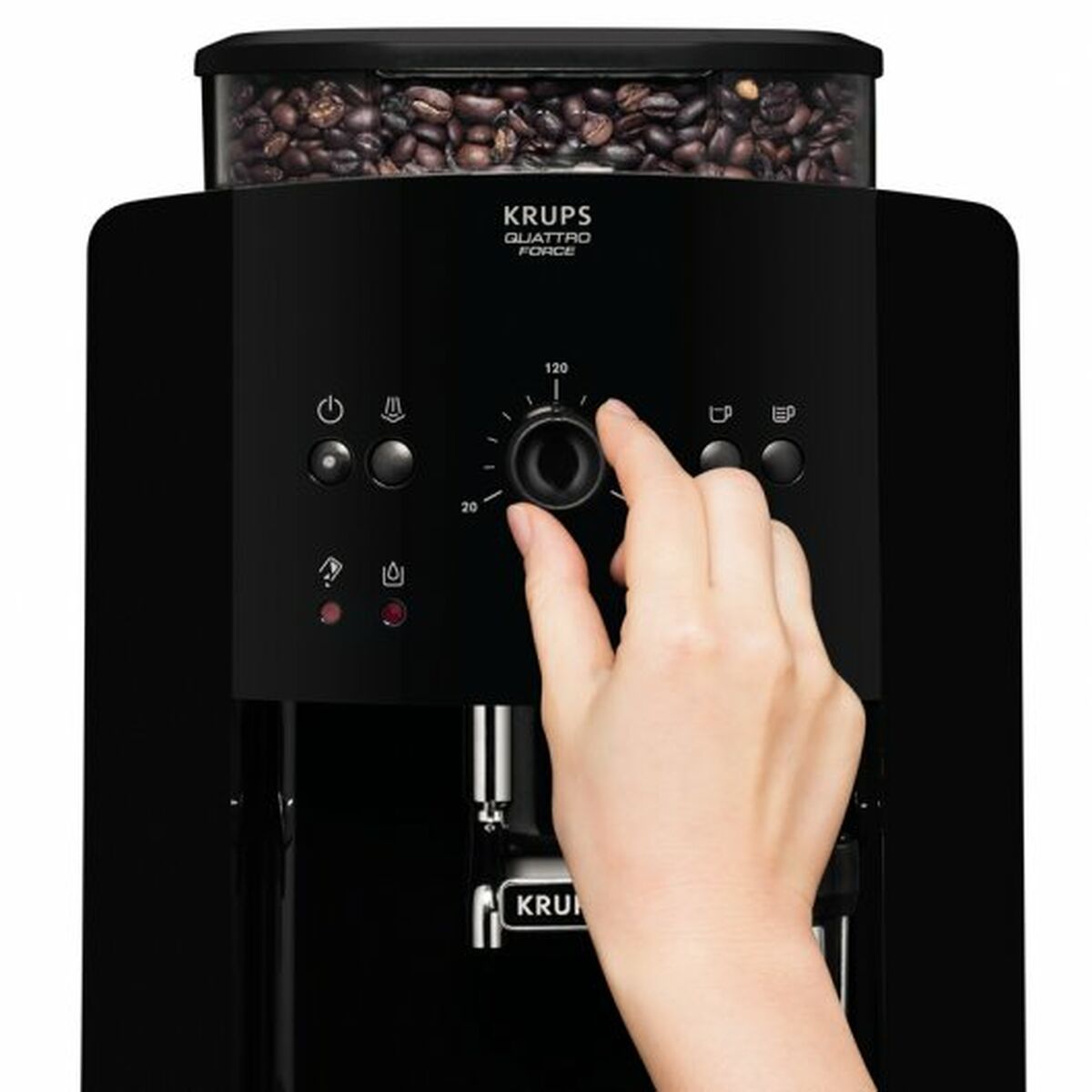 Superautomatische Kaffeemaschine Krups Arabica EA8110 Schwarz 1450 W 15 bar