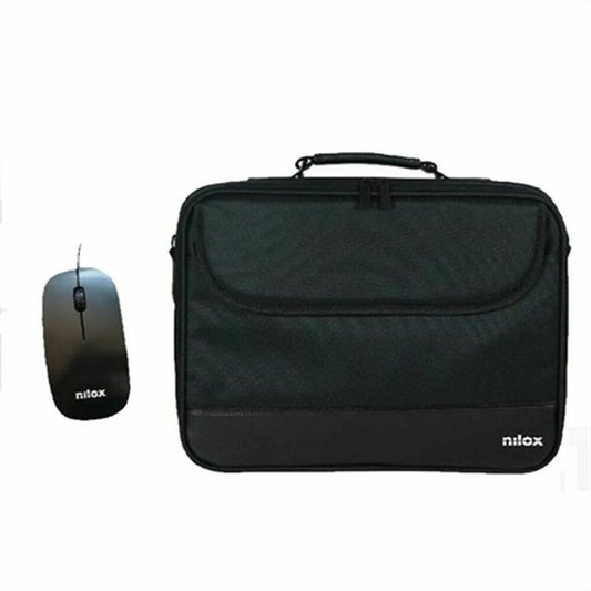 Tasche für Laptop und Maus Nilox NXMOS5156BK 15,6"