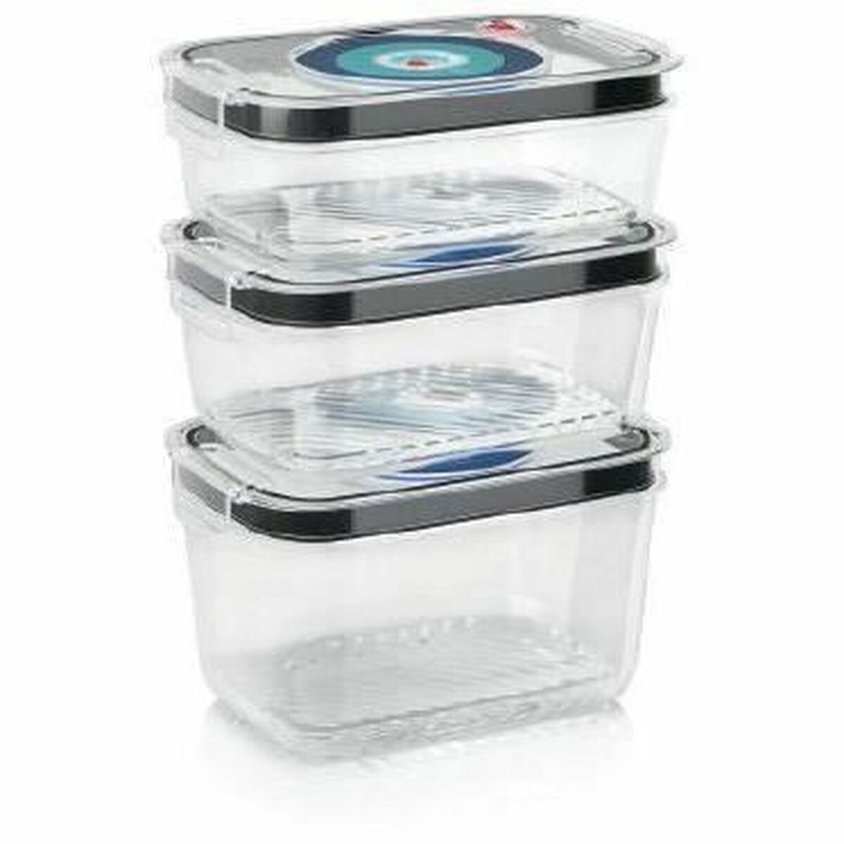 3 Lunchbox-Set BOSCH Tritan Kunststoff 700 ml 1 L 1,5 L (3 Stück)