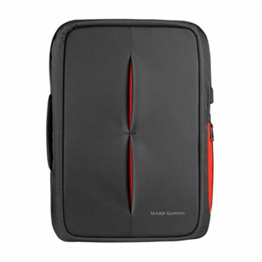 Diebstahlsicherer Rucksack mit USB und Fach für Tablet und Laptop Mars Gaming MB2 17"