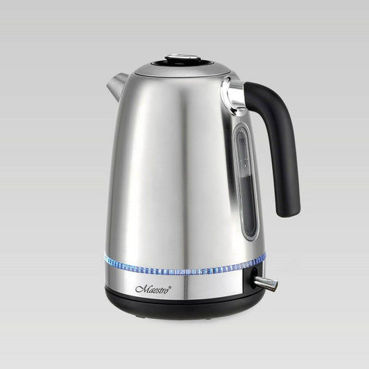 Wasserkocher Feel Maestro MR-050 Blau Silberfarben Edelstahl 2200 W 1,7 L