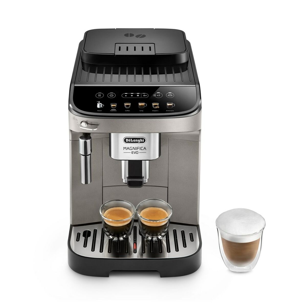 Superautomatische Kaffeemaschine DeLonghi ECAM 290.42.TB Schwarz Titan 1450 W 15 bar 250 g 2 Kopper 1,8 L