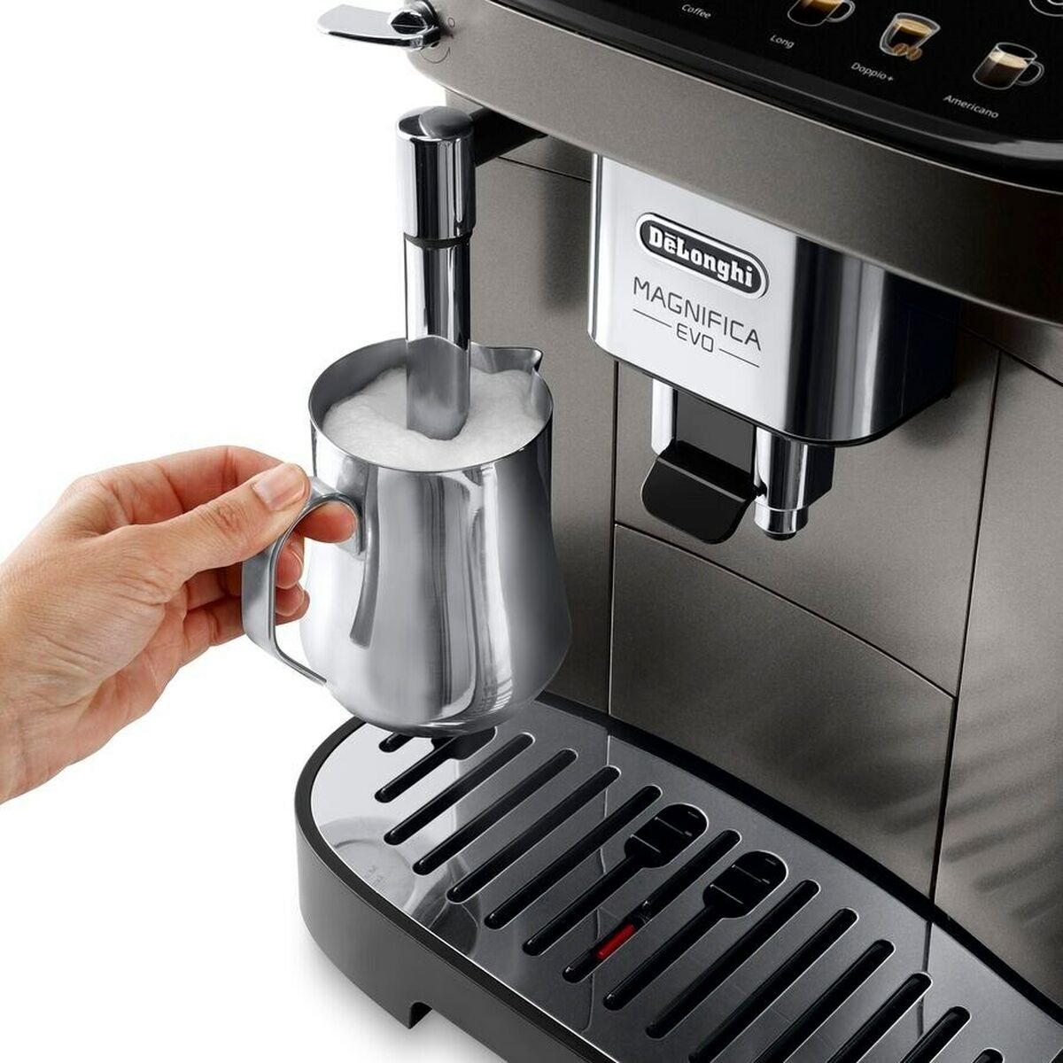 Superautomatische Kaffeemaschine DeLonghi ECAM 290.42.TB Schwarz Titan 1450 W 15 bar 250 g 2 Kopper 1,8 L