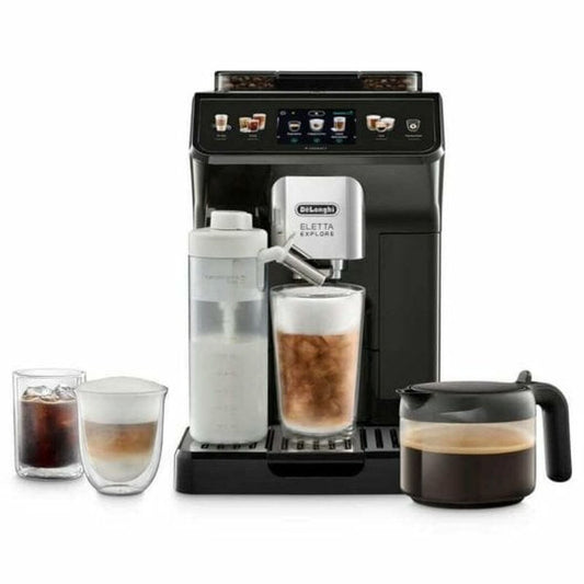 Superautomatische Kaffeemaschine DeLonghi Eletta Explore ECAM452.67.G Grau