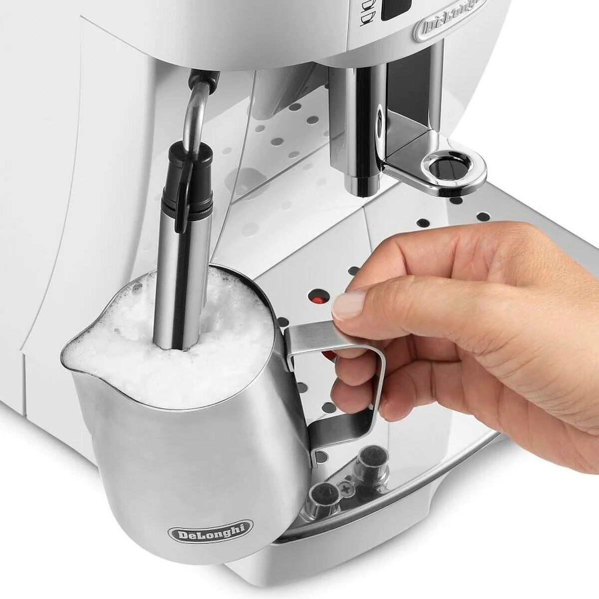 Superautomatische Kaffeemaschine DeLonghi ECAM 21.117 W Weiß 1450 W 15 bar 2 Kopper 1,8 L