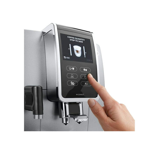 Superautomatische Kaffeemaschine DeLonghi ECAM 370.95.S Silberfarben 1450 W 19 bar 2 Kopper