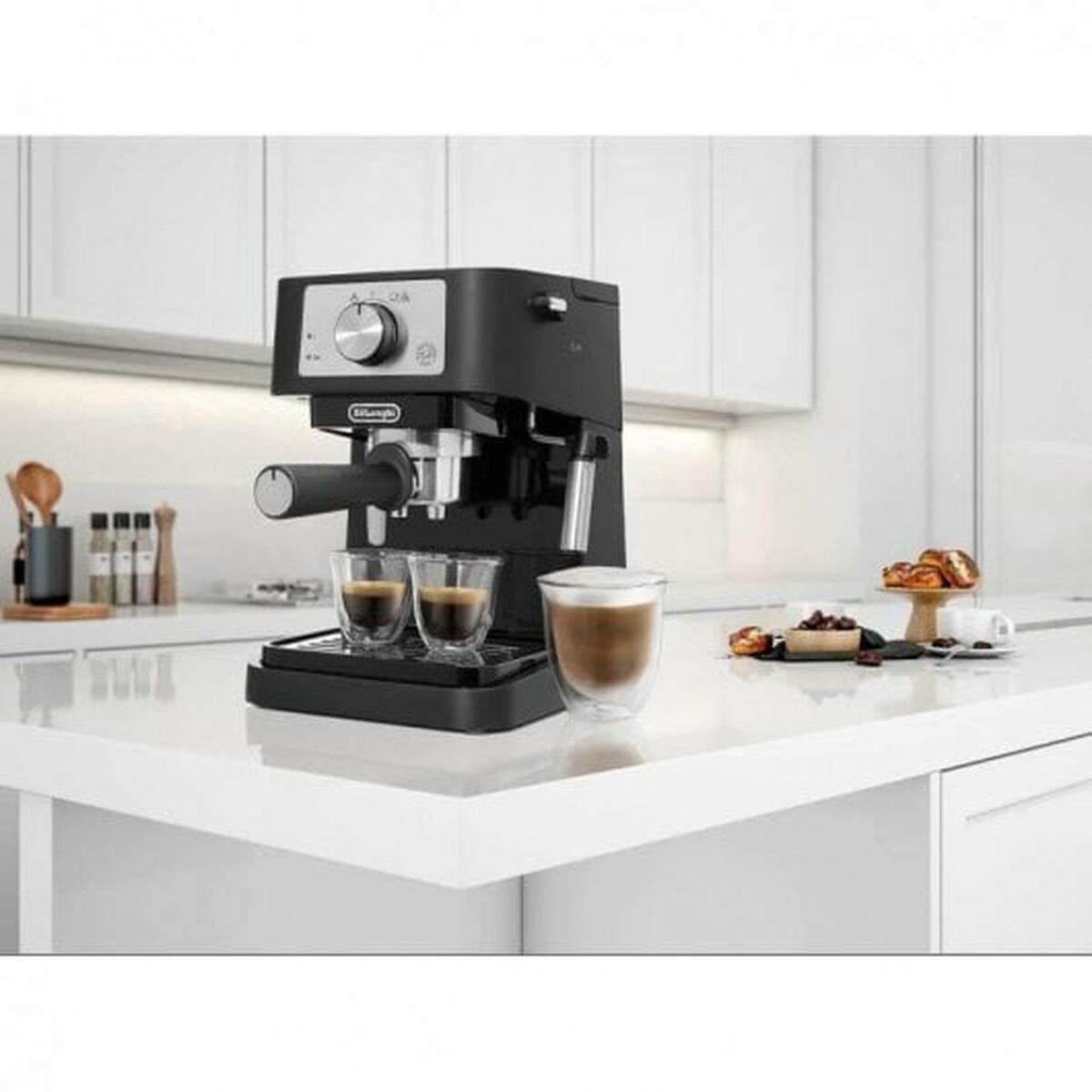 Manuelle Express-Kaffeemaschine DeLonghi Stilosa Premium EC260.BK 1 L 15 bar 1100 W Schwarz