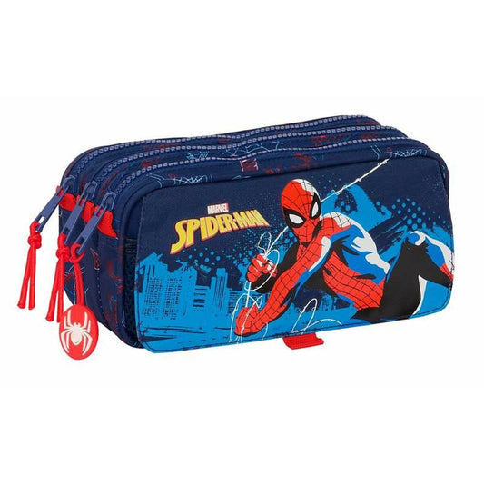 Schulrucksack Spider-Man Neon Marineblau 21,5 x 10 x 8 cm