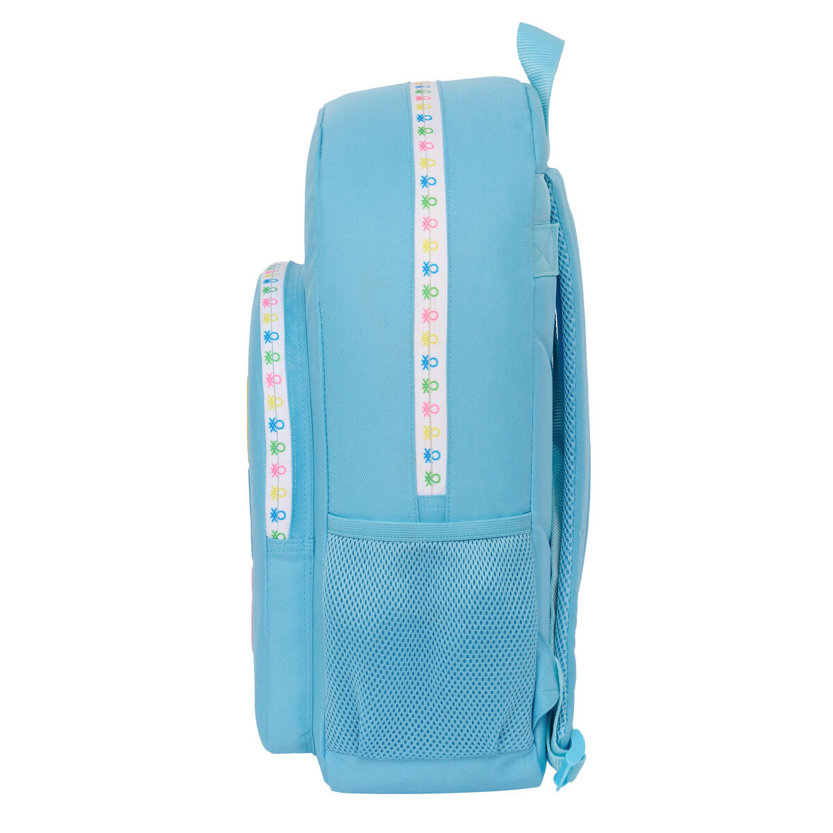 Schulrucksack Benetton Spring Celeste 30 x 46 x 14 cm