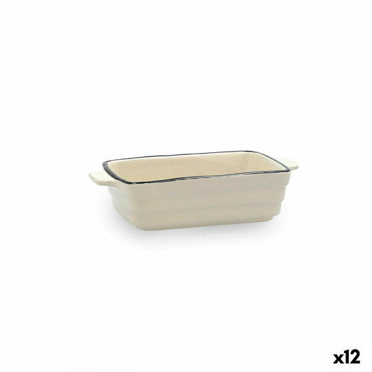 Kochtopf Quid Cocco 16 x 9 x 4 cm aus Keramik Weiß (12 Stück)