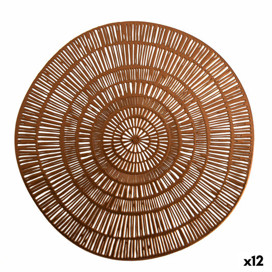 Platzset Quid Habitat Spirale Bronze 38 cm (Pack 12x)