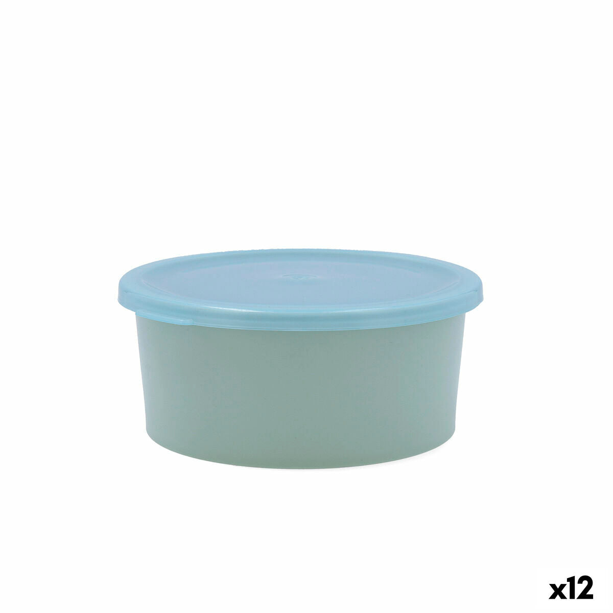 Runde Lunchbox mit Deckel Quid Inspira 760 ml grün Kunststoff (12 Stück)