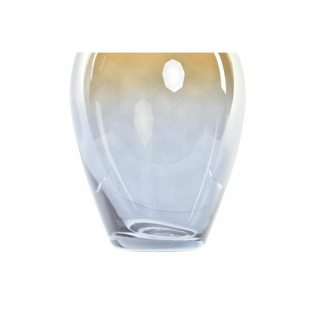 Vase DKD Home Decor zweifarbig Kristall 10 x 10 x 15 cm