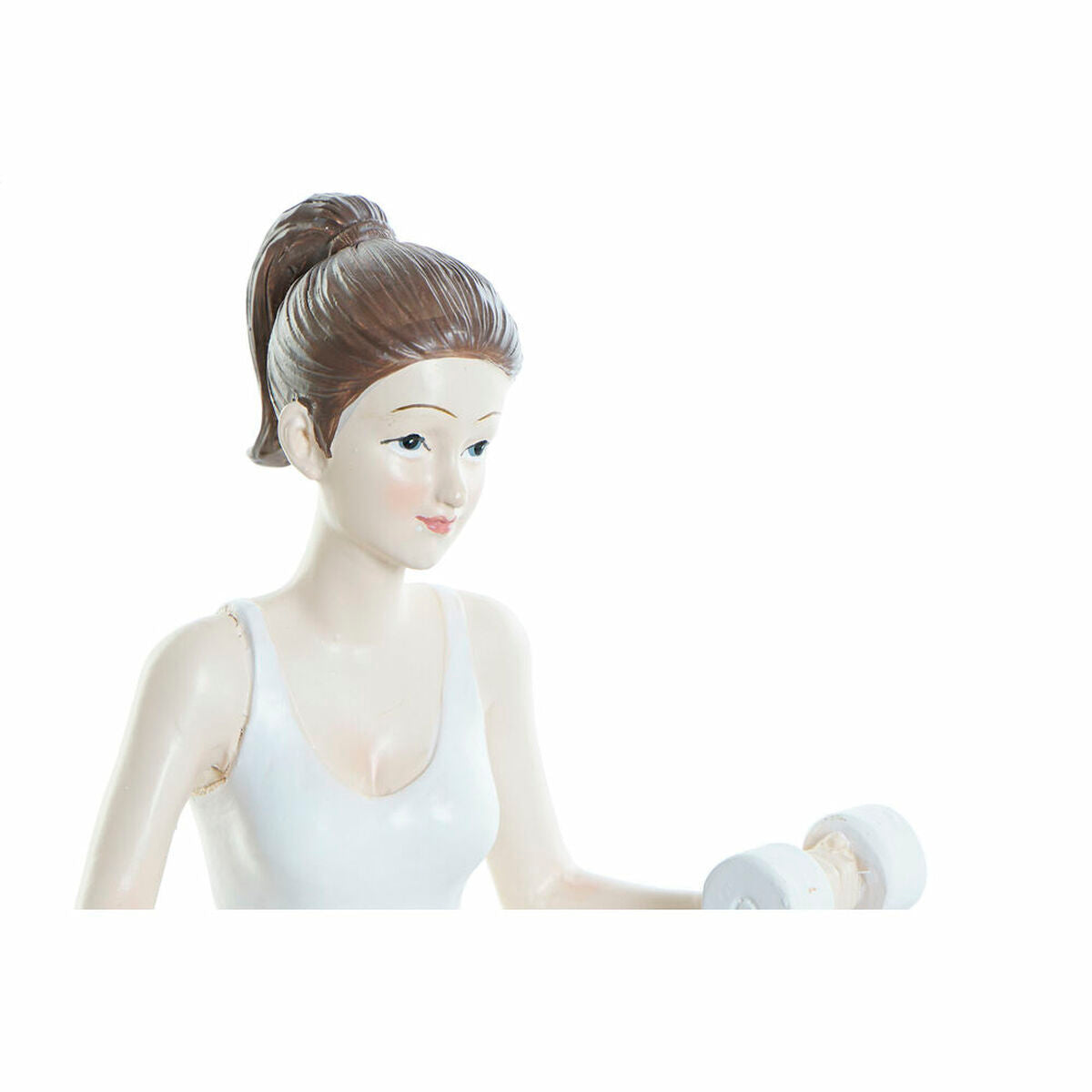 Deko-Figur DKD Home Decor Rosa Yoga Scandi 20 x 8 x 16,5 cm