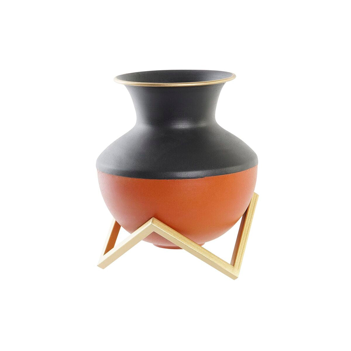 Vase DKD Home Decor Metall Bunt Moderne 18 x 18 x 21 cm