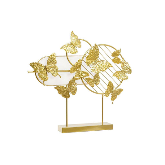 Deko-Figur DKD Home Decor Gold Metall Schmetterlinge (63 x 9 x 58,4 cm)