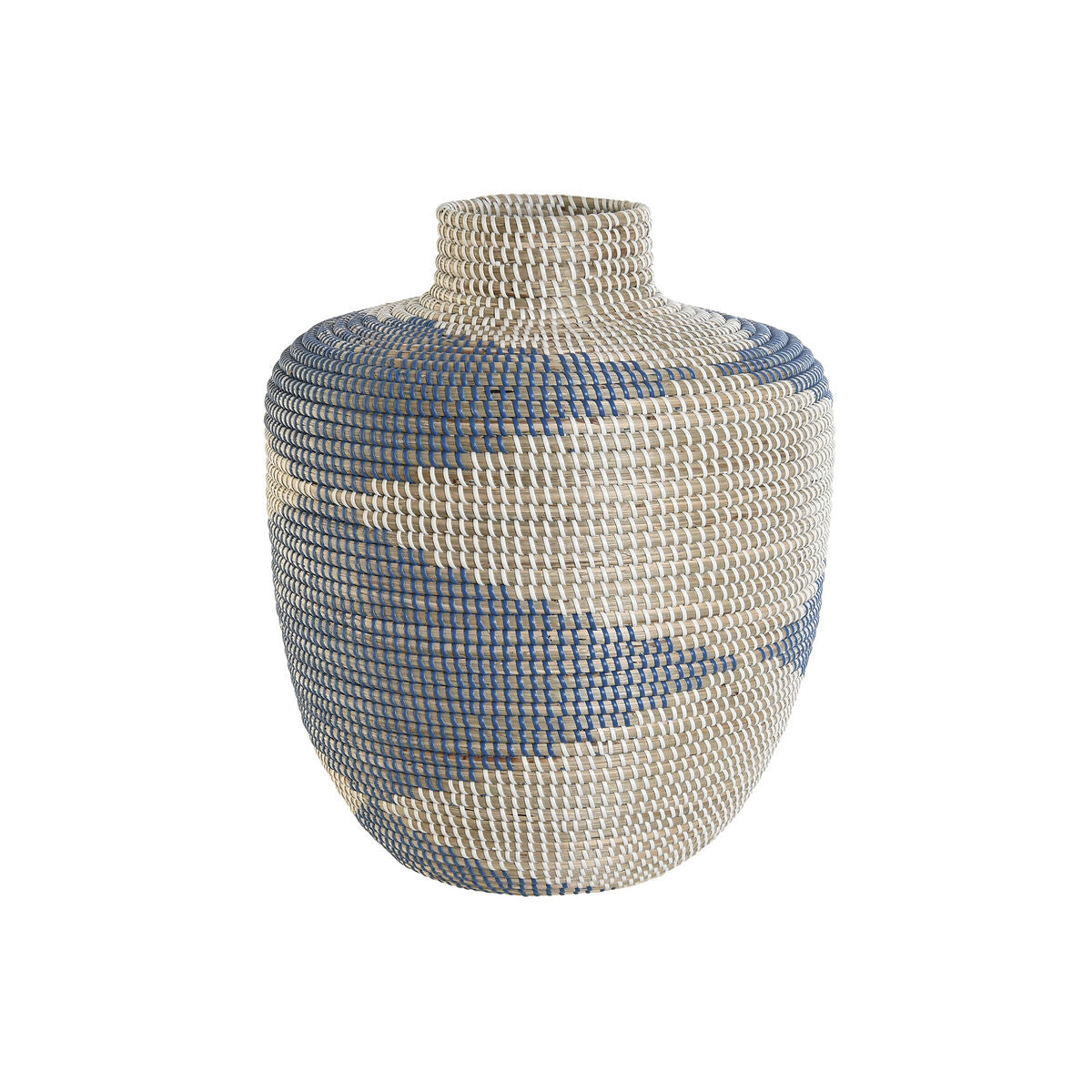 Vase DKD Home Decor Blau natürlich Mediterraner 40 x 40 x 48 cm