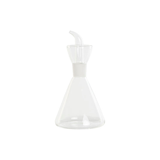 Ölfläschchen DKD Home Decor Durchsichtig Borosilikatglas 500 ml 11,5 x 11,5 x 22 cm
