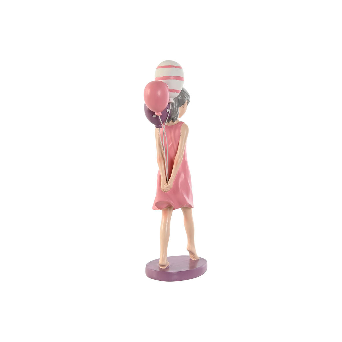 Deko-Figur Home ESPRIT Rosa Violett chica 7 x 11 x 27 cm