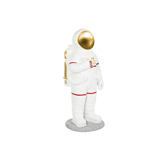 Deko-Figur Home ESPRIT Weiß Silberfarben Astronaut 46 x 49 x 118 cm