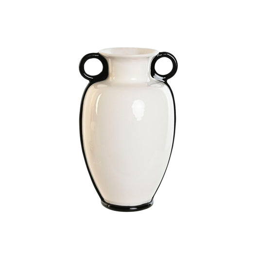 Vase Home ESPRIT zweifarbig aus Keramik Moderne 16 x 15 x 26 cm