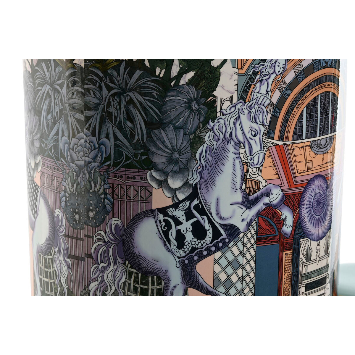 Vase Home ESPRIT Bunt Porzellan 21 x 21 x 35,5 cm