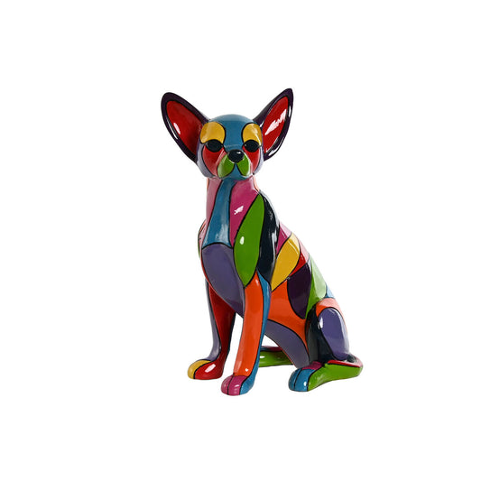 Deko-Figur Home ESPRIT Bunt Hund 17 x 11 x 25 cm