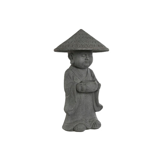 Deko-Figur Home ESPRIT Grau Mönch Orientalisch 30 x 30 x 53 cm