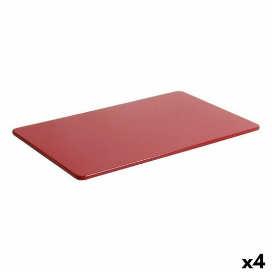 Tablett für Snacks Viejo Valle Bayahibe Melamine Rot 26,5 x 16,2 x 0,5 cm (4 Stück)