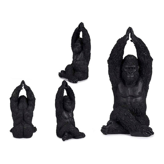 Deko-Figur Gorilla Schwarz 18 x 36,5 x 19,5 cm