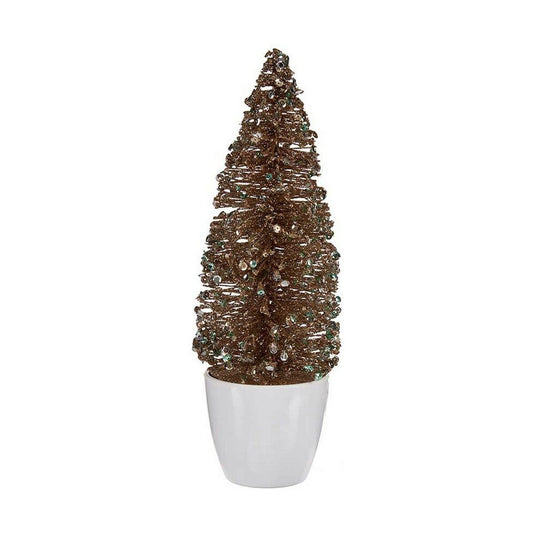 Weihnachtsbaum klein Minze Kunststoff champagne 9 x 28 x 9 cm