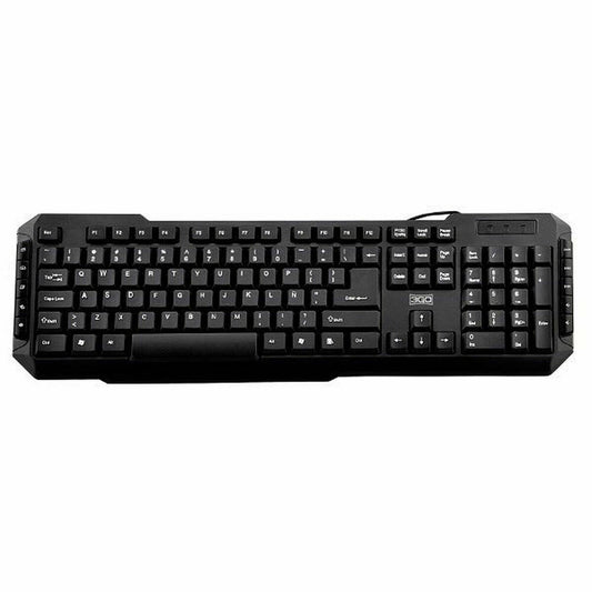 Tastatur 3GO KBDRILEPS2-22 Schwarz Qwerty Spanisch