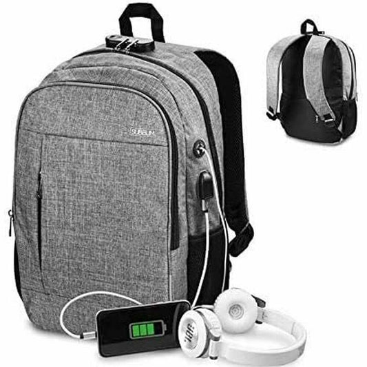 Laptop- und Tablet-Rucksack mit USB-Anschluss Subblim Urban Lock Backpack 16"