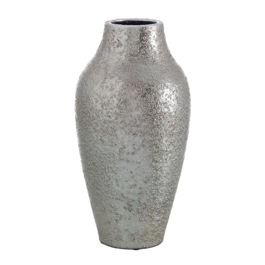Vase aus Keramik Silber 23 x 23 x 40 cm