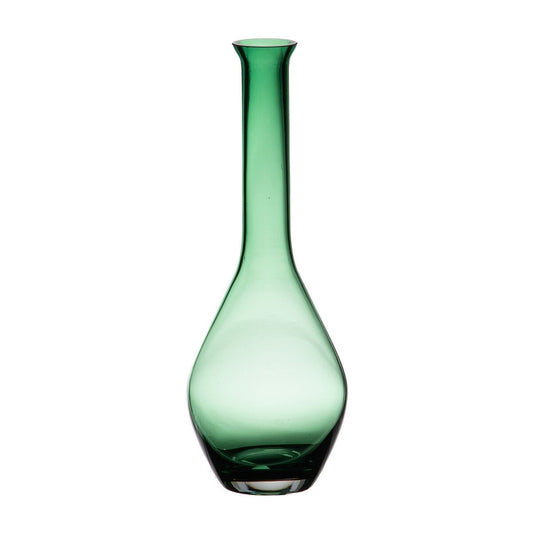 Vase grün Glas 10 x 10 x 27,5 cm