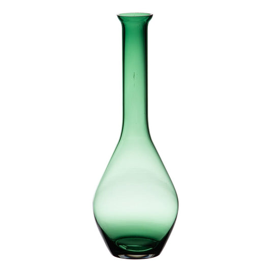 Vase grün Glas 12 x 12 x 33 cm