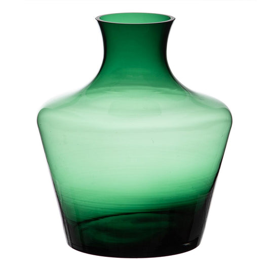 Vase 21 x 21 x 25 cm grün Glas