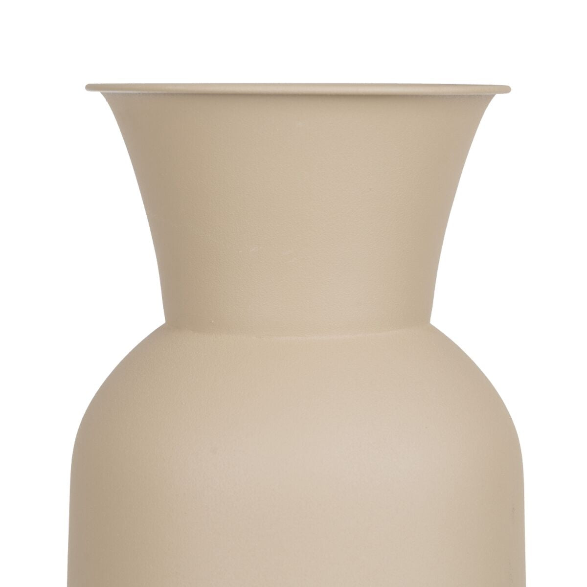 Vase 19 x 19 x 51 cm Creme Eisen