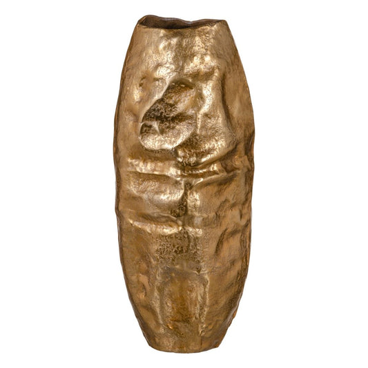 Vase 24 x 19 x 54,5 cm Gold Aluminium