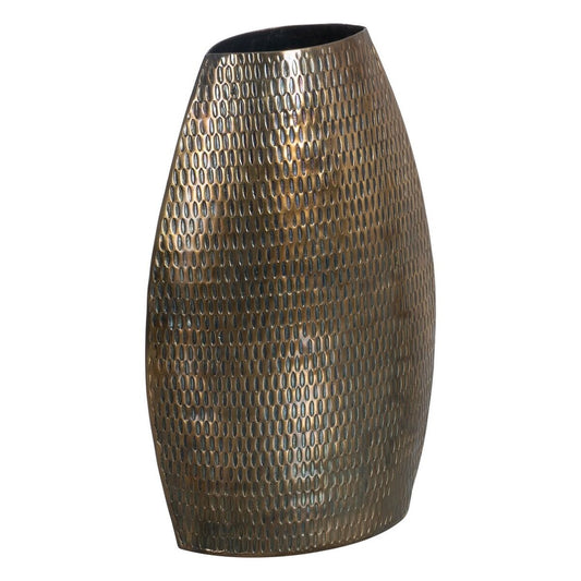 Vase Gold Aluminium 12 x 25 x 41 cm