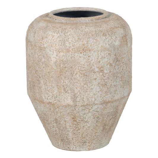Vase Creme Eisen 31,5 x 31,5 x 38,5 cm