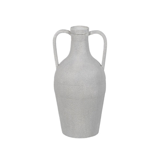 Vase Weiß Eisen 18,5 x 18,5 x 38,5 cm