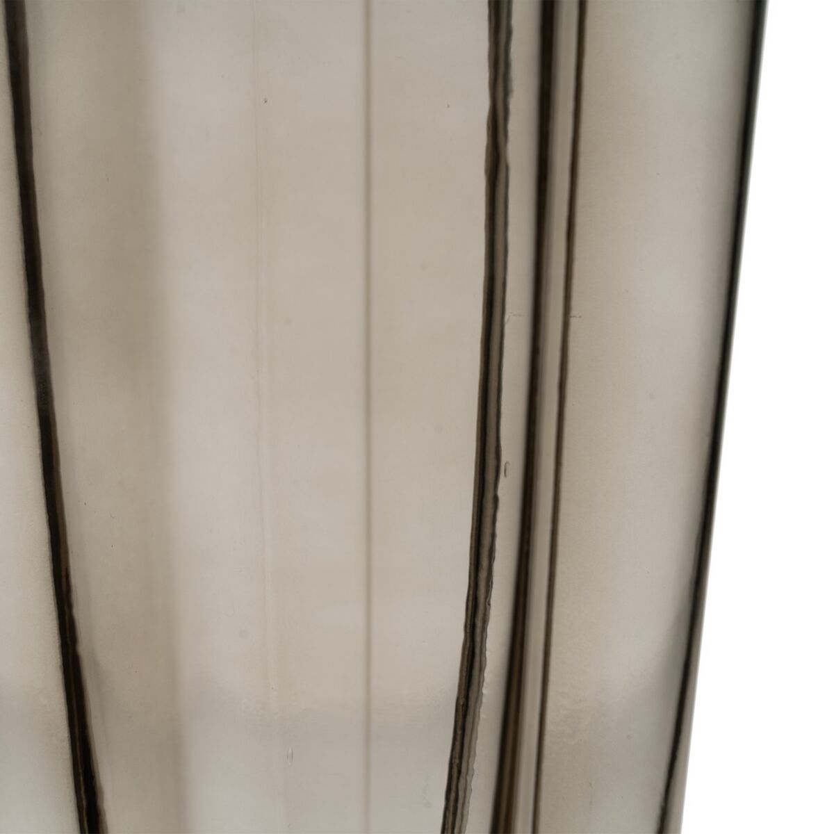 Vase Grau Kristall 15,5 x 15 x 25 cm