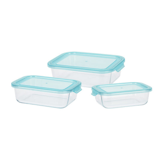 3 Lunchbox-Set Excellent Houseware Kristall