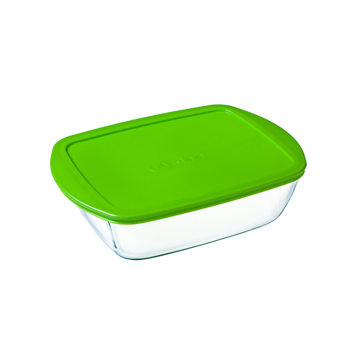 Rechteckige Lunchbox mit Deckel Pyrex Cook & Store grün 1,1 L 23 x 15 x 7 cm Silikon Glas (6 Stück)
