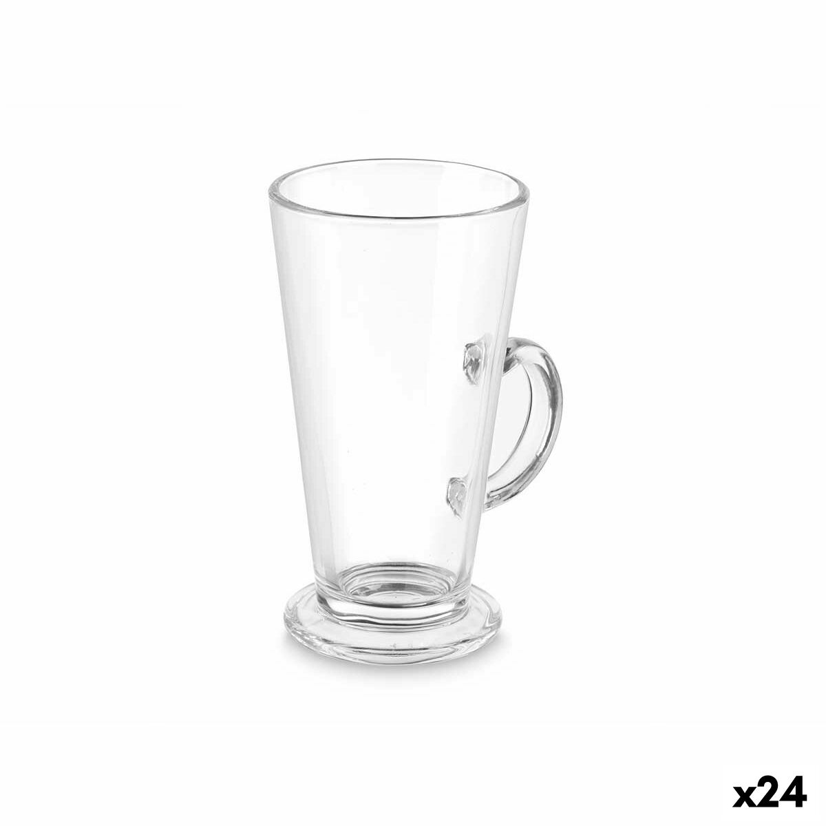 Glas Cafe Latte Durchsichtig Glas 280 ml (24 Stück)