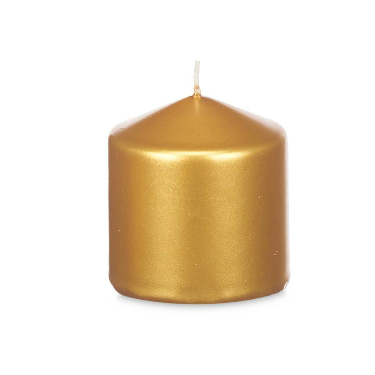Kerze Gold 7 x 7,5 x 7 cm (24 Stück)