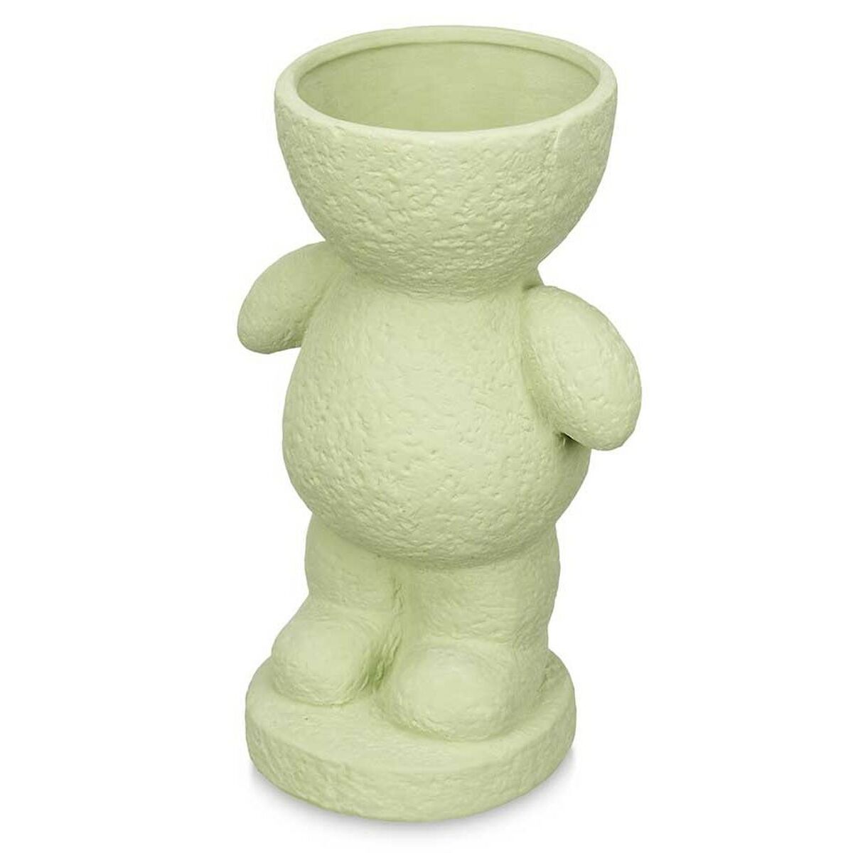Deko-Figur grün 16 x 25 x 12 cm Vase (6 Stück)
