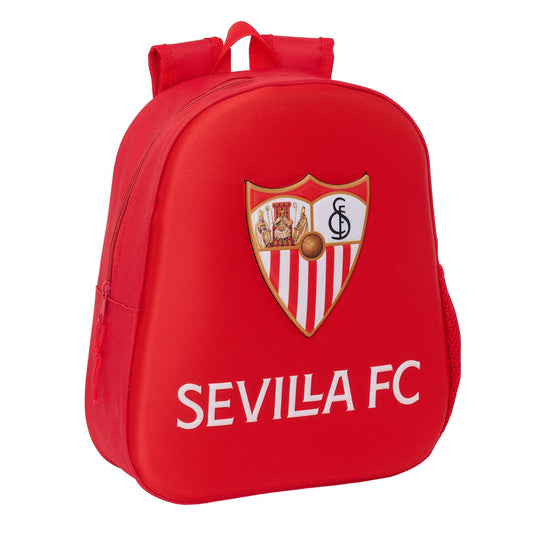 Kinderrucksack 3D Sevilla Fútbol Club Rot 27 x 33 x 10 cm